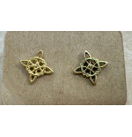 Pendientes ORO Nudo de Bruja