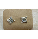 Pendientes PLATA Nudo de Bruja