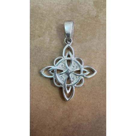 Colgante Nudo de Bruja Plata