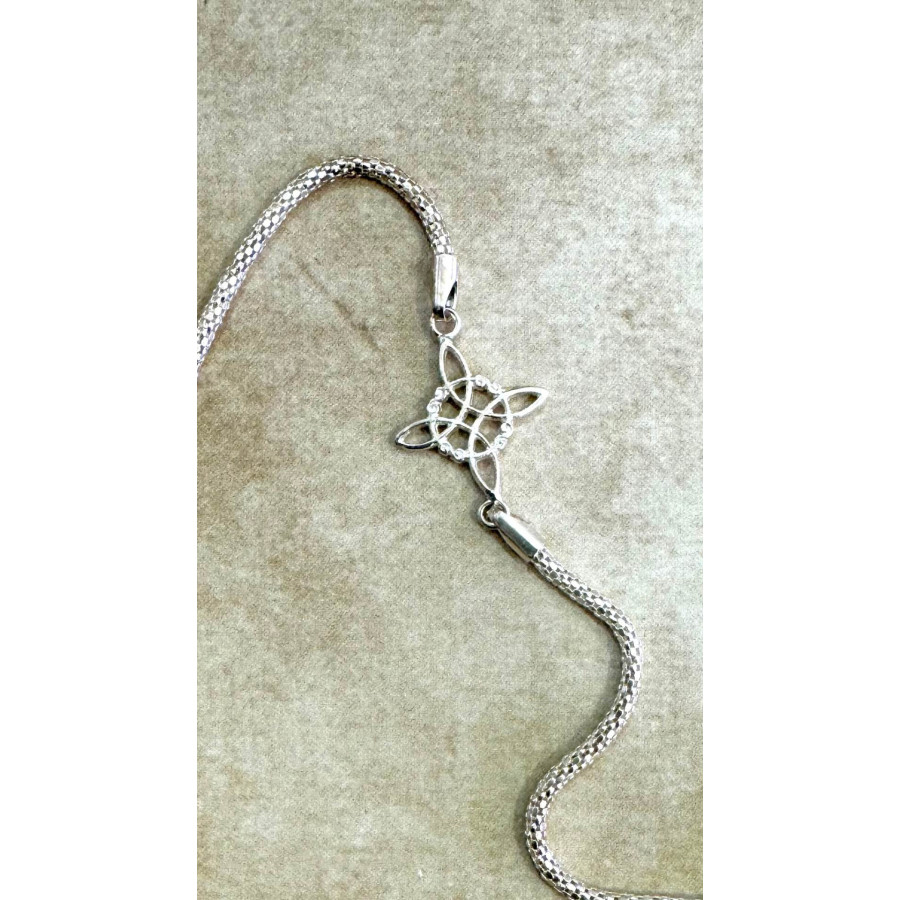 Pulsera Nudo de Bruja | Plata