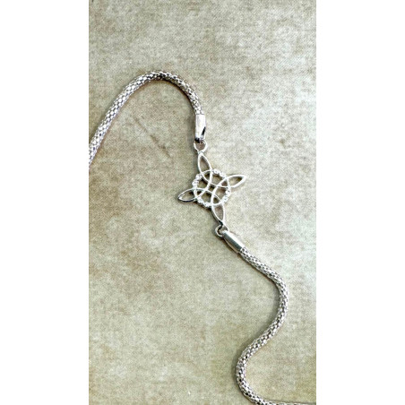 Pulsera Nudo de Bruja | Plata