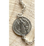 Pulsera Sello Plata San Benito