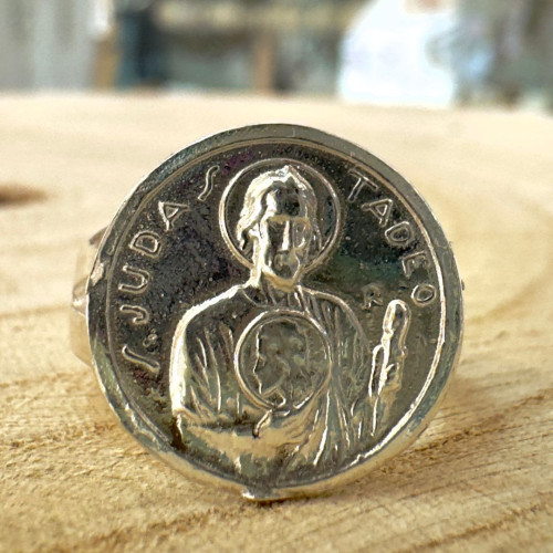 Anillo Plata San Judas Tadeo