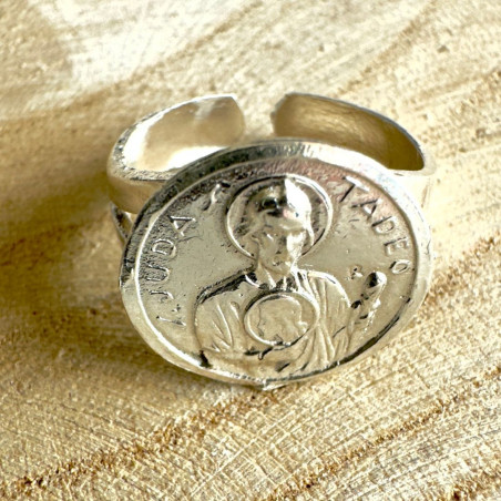 Anillo Plata San Judas Tadeo