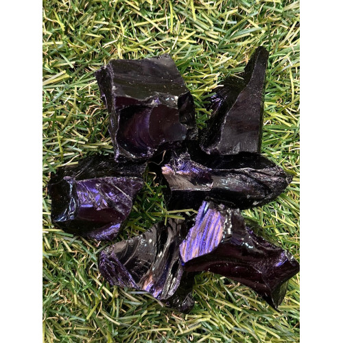 Obsidiana Negra en Bruto