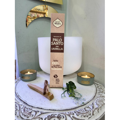 Palo Santo con Vainilla-Incienso Artesanal