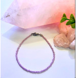 Pulsera Artesanal Cuarzo Rosa