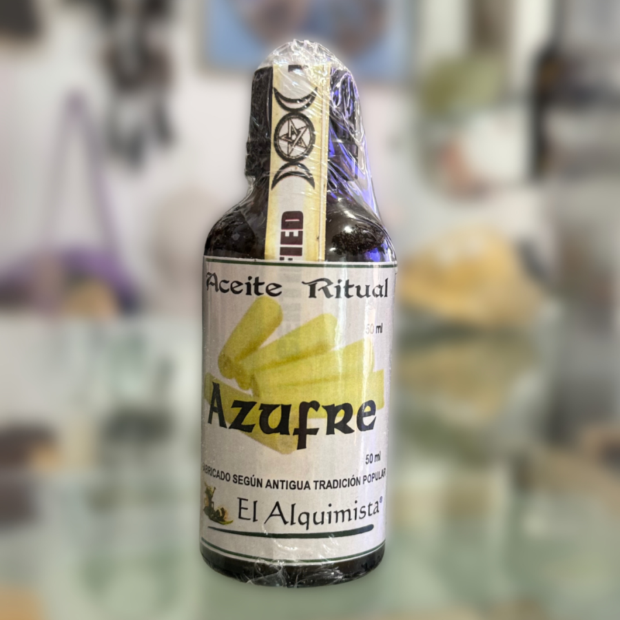 Aceite Azufre Ritualizado | MI ALMA TIWAZ